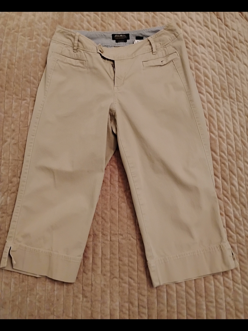 Eddie Bauer Beige Capri Pants
